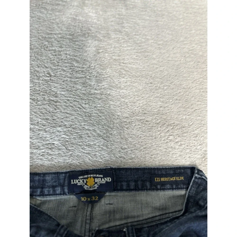 Lucky Brand 121 Heritage Slim Men's Blue Denim Jeans Size 30x32 Pants
